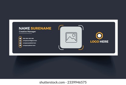 Email signature template design pos