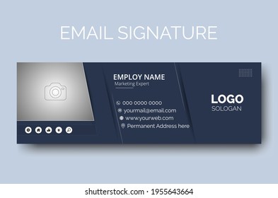 Email Signature template design, Professional Email Signature Template