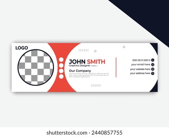 email signature template examples design 