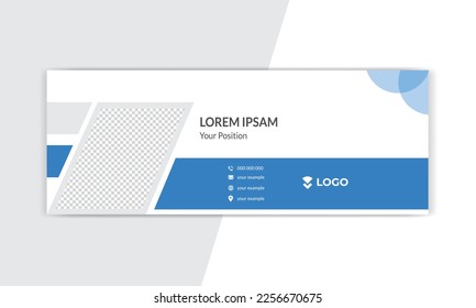 email signature template, signatures, business cards, business email, mail signature. Business email signature with modern and minimal layout.