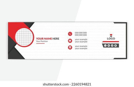 email signature template, signatures, business cards, business email, mail signature. Business email signature with modern and minimal layout.