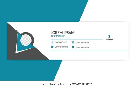 email signature template, signatures, business cards, business email, mail signature. Business email signature with modern and minimal layout.