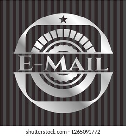 Email silver emblem