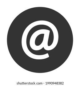 Email simple flat icon, mail support symbol. Write us concept. Vector illustration EPS10