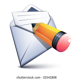 E-mail and a small pen