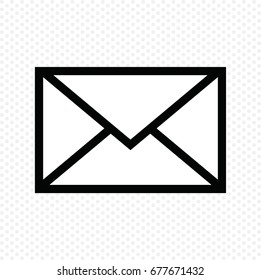 Email, sms icon, vector illustration