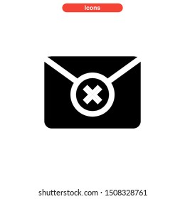 email spam icon isolated sign symbol vector illustration - high quality black style vector icons
