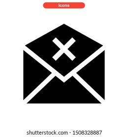 email spam icon isolated sign symbol vector illustration - high quality black style vector icons
