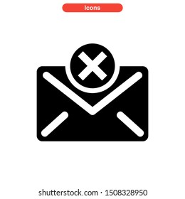 email spam icon isolated sign symbol vector illustration - high quality black style vector icons
