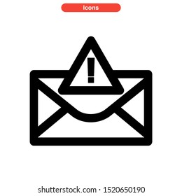 email spam icon isolated sign symbol vector illustration - high quality black style vector icons
