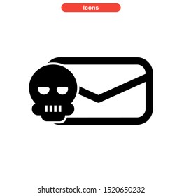 email spam icon isolated sign symbol vector illustration - high quality black style vector icons
