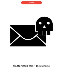 email spam icon isolated sign symbol vector illustration - high quality black style vector icons
