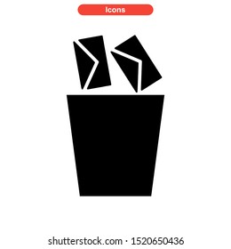 email spam icon isolated sign symbol vector illustration - high quality black style vector icons
