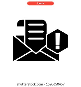 email spam icon isolated sign symbol vector illustration - high quality black style vector icons
