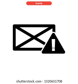 email spam icon isolated sign symbol vector illustration - high quality black style vector icons
