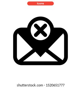 email spam icon isolated sign symbol vector illustration - high quality black style vector icons
