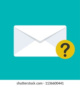 Email spamming attack. Email fraud alert concept