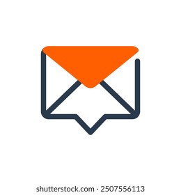 Email Speech Bubble Vector Icon