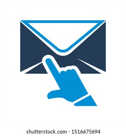 email subscription and other icon concept