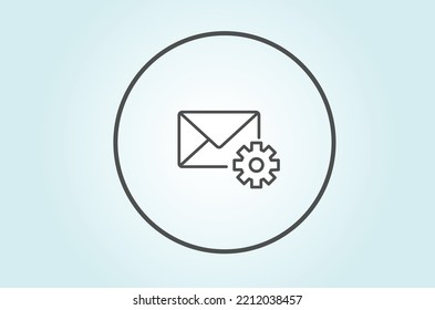 Email Subscription Preferences Icon Vector Design