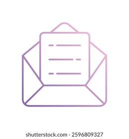 Email Support icon vector stock illustration