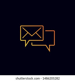 email support icon, web element design