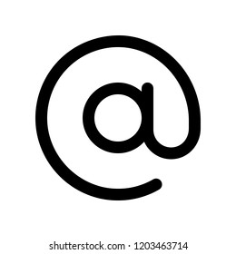 Email at symbol