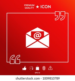 Email symbol icon