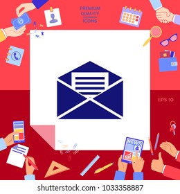 Email symbol icon