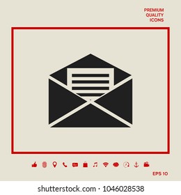 Email symbol icon