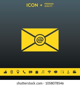 Email symbol icon