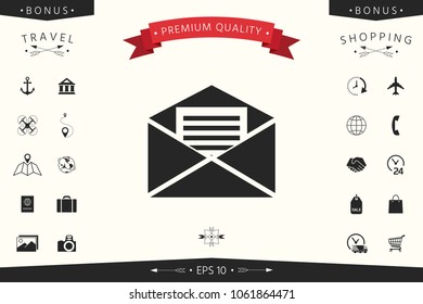 Email symbol icon