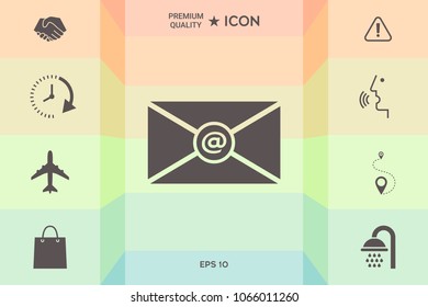 Email symbol icon