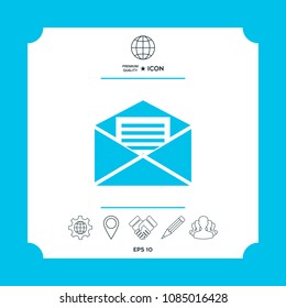 Email symbol icon