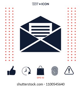 Email symbol icon