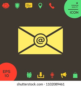 Email symbol icon