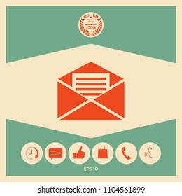 Email symbol icon