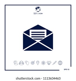 Email symbol icon