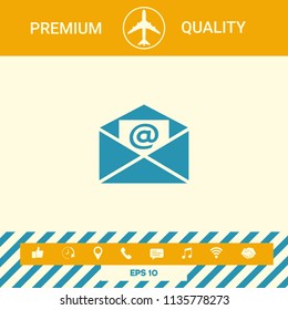 Email symbol icon