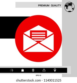 Email symbol icon