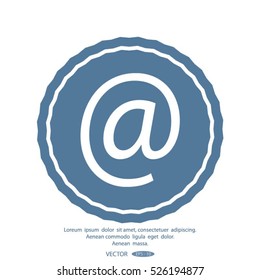E-mail at symbol icon.