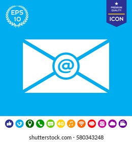 Email symbol icon 