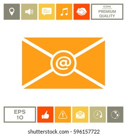 Email symbol icon 