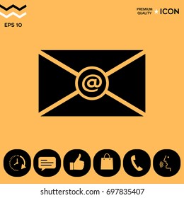 Email symbol icon 