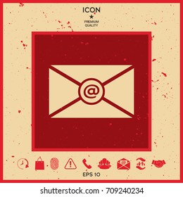 Email symbol icon 