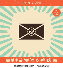 Email symbol icon 