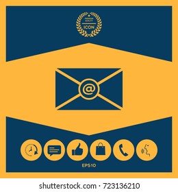 Email symbol icon 