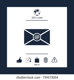Email symbol icon 