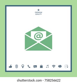Email symbol icon