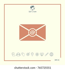 Email symbol icon 